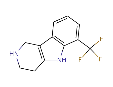 Molecular Structure of 773849-01-7 (6-(trifluoromethyl)-1,3,4,5-tetrahydro-2H-pyrido[4,3-b]indole)