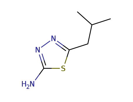 5-(2-methylpropyl)-1,3,4-thiadiazol-2-amine cas  52057-89-3