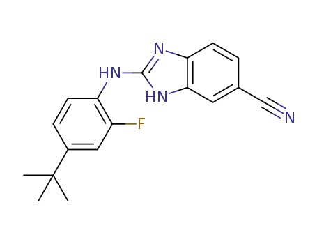 C<sub>18</sub>H<sub>17</sub>FN<sub>4</sub>