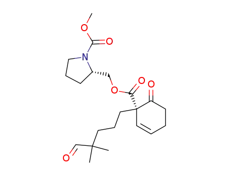 (S)-2-[(S)-1-(4,4-Dimethyl-5-oxo-pentyl)-6-oxo-cyclohex-2-enecarbonyloxymethyl]-pyrrolidine-1-carboxylic acid methyl ester