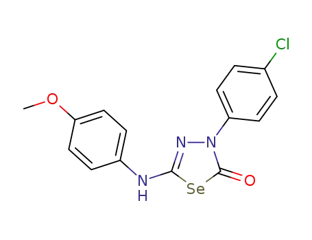 3-(4-chlorophenyl)-5-(4-methoxyphenylamino)-1,3,4-selenadiazol-2(3H)-one