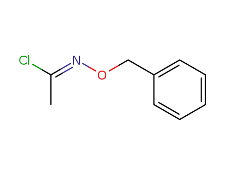 Ethanimidoyl chloride, N-(phenylmethoxy)-, (E)-