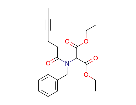 diethyl 2-(N-(benzyl)hex-4-ynamido)malonate
