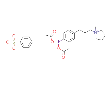 N-methyl-N-[3-(4'-diacetoxyiodo)phenyl-1-propyl]-pyrrolidinium 4-methylbenzenesulfonate