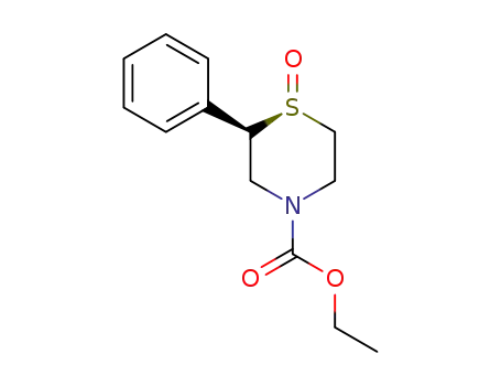 N-(Ethoxycarbonyl)-2-phenyl-1,4-thiazane 1-Oxide