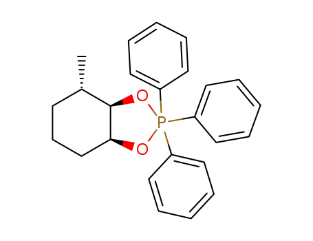 (3aR,4S,7aS)-4-Methyl-2,2,2-triphenyl-hexahydro-1,3-dioxa-2λ<sup>5</sup>-phospha-indene