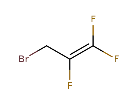 Molecular Structure of 178676-13-6 (1-Propene, 3-bromo-1,1,2-trifluoro-)