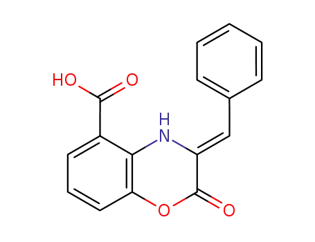 (Z)-3,4-Dihydro-2-oxo-3-(phenylmethylene)-2H-1,4-benzoxazine-5-carboxylic acid