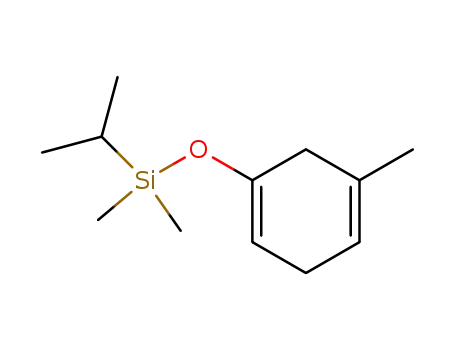 Molecular Structure of 62790-96-9 (Silane, dimethyl[(5-methyl-1,4-cyclohexadien-1-yl)oxy](1-methylethyl)-)
