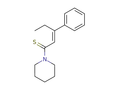 (E)-3-Phenyl-1-piperidin-1-yl-pent-2-ene-1-thione