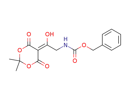 Molecular Structure of 82961-72-6 (5-(N-Z-glycyl)-2,2-dimethyl-1,3-dioxane-4,6-dione)
