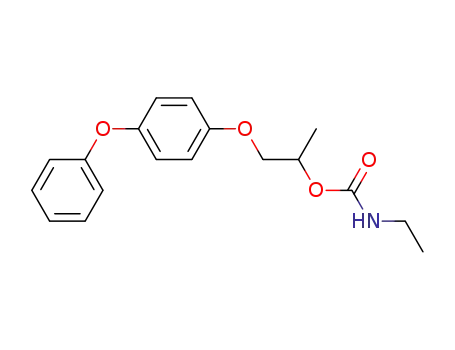 Molecular Structure of 63402-44-8 (Carbamic acid, ethyl-, 1-methyl-2-(4-phenoxyphenoxy)ethyl ester)