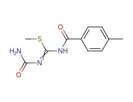 Carbamimidothioic acid, N-(aminocarbonyl)-N'-(4-methylbenzoyl)-,methyl ester
