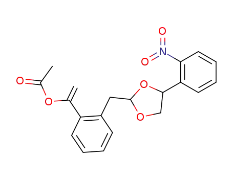 [ortho-2-(ortho-nitrophenylethylenedioxy)etylene]acetylstyrene