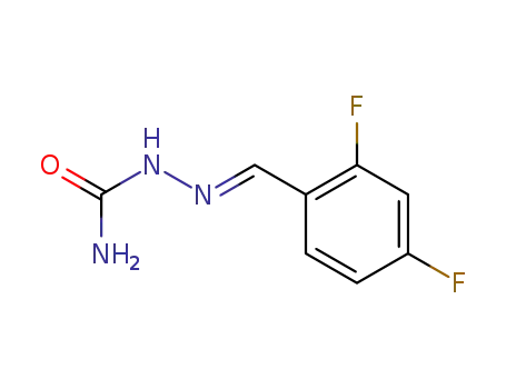 Molecular Structure of 120445-60-5 (2,4-difluoro-benzaldehyde-semicarbazone)