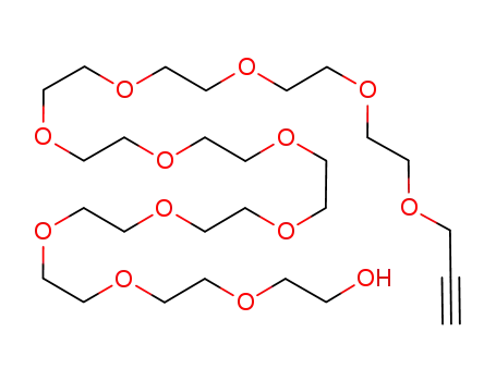 Molecular Structure of 1036204-61-1 (Propargyl-PEG13-alcohol)