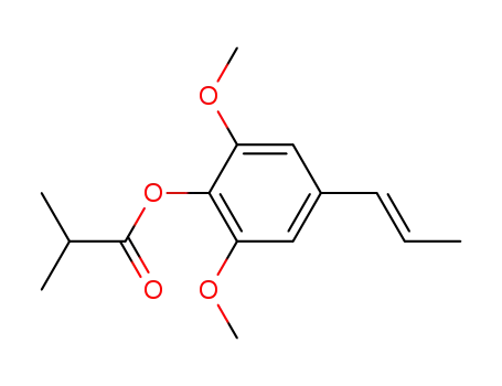 Isobutyric acid 2,6-dimethoxy-4-((E)-propenyl)-phenyl ester