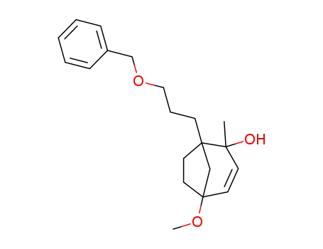 1-(3-benzyloxy-propyl)-5-methoxy-2-methyl-bicyclo[3.2.1]oct-3-en-2-ol