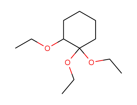 Molecular Structure of 188410-91-5 (Cyclohexane, 1,1,2-triethoxy- (9CI))