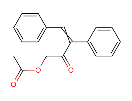 Molecular Structure of 27363-82-2 (α-Acetoxymethylencarbonyl-stilben)