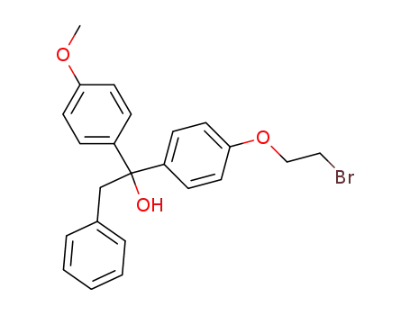 1-[4-(2-Bromo-ethoxy)-phenyl]-1-(4-methoxy-phenyl)-2-phenyl-ethanol