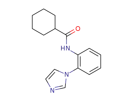 Cyclohexanecarboxamide, N-[2-(1H-imidazol-1-yl)phenyl]-