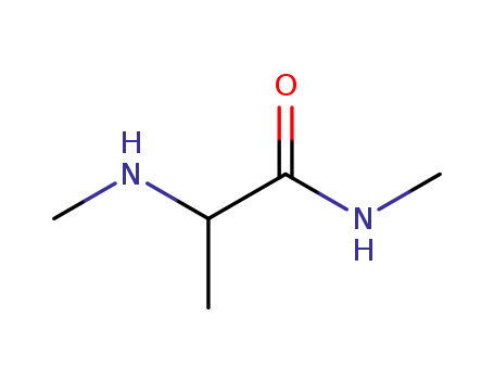 Molecular Structure of 63095-84-1 (N-methyl-2-(methylamino)propanamide)