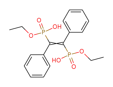 [(Z)-2-(Ethoxy-hydroxy-phosphoryl)-1,2-diphenyl-vinyl]-phosphonic acid monoethyl ester