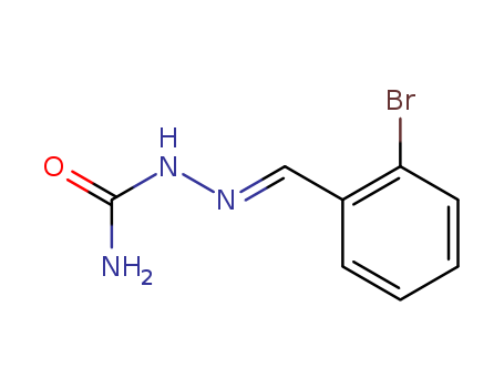 Molecular Structure of 120445-41-2 (Hydrazinecarboxamide, 2-[(2-bromophenyl)methylene]-, (E)-)