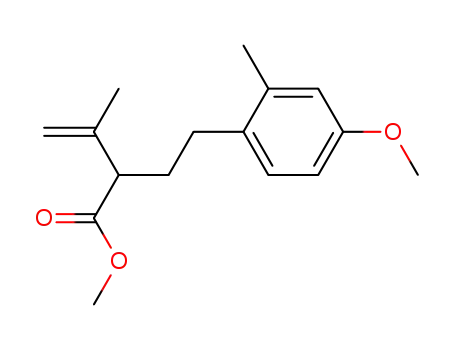 2-[2-(4-Methoxy-2-methyl-phenyl)-ethyl]-3-methyl-but-3-enoic acid methyl ester