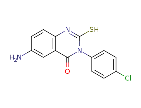 Molecular Structure of 179910-68-0 (6-Amino-3-(4-chloro-phenyl)-2-mercapto-3H-quinazolin-4-one)