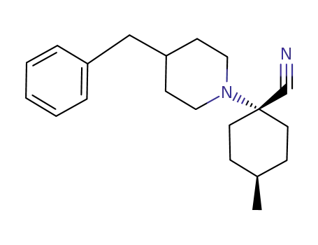 1-(4-Benzyl-piperidin-1-yl)-4-methyl-cyclohexanecarbonitrile