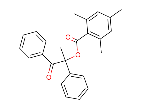 Molecular Structure of 102112-70-9 (α-Methyl-benzoin-mesitylcarbonsaeureester)