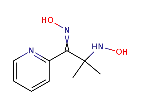 1-Propanone, 2-(hydroxyamino)-2-methyl-1-(2-pyridinyl)-, oxime