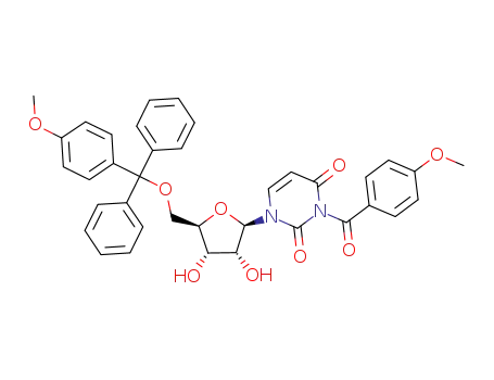 Uridine, 3-(4-methoxybenzoyl)-5'-O-[(4-methoxyphenyl)diphenylmethyl]-