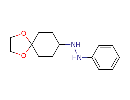 Molecular Structure of 177721-74-3 (N-((4-Ethylenedioxy)cyclohexyl)-N'-phenylhydrazine)