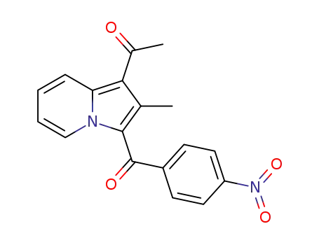 1-(3-{4-nitrobenzoyl}-2-methyl-1-indolizinyl)ethanone