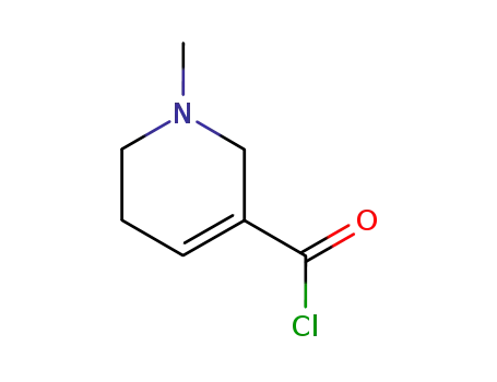 Molecular Structure of 59826-28-7 (3-Pyridinecarbonyl chloride, 1,2,5,6-tetrahydro-1-methyl- (9CI))