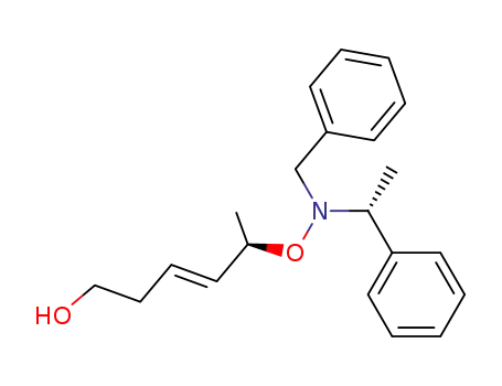 (5R,αR)-(E)-5-[N-Benzyl-N-(α-methylbenzyl)aminooxy]hex-3-en-1-ol