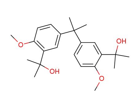 Molecular Structure of 212264-53-4 (2,2-bis-[3-(2-hydroxy-2-propyl)-4-methoxyphenyl]-propane)