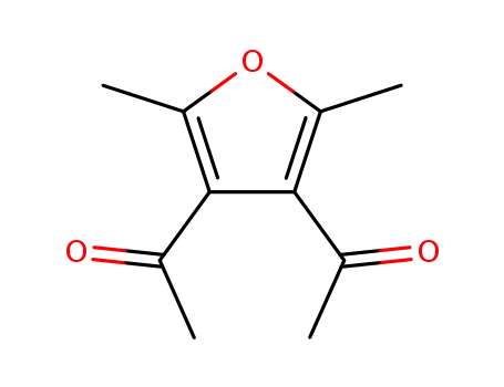Molecular Structure of 10599-72-1 (Ethanone,1,1'-(2,5-dimethyl-3,4-furandiyl)bis-)