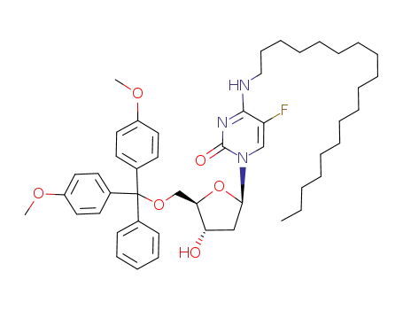 1-{(2R,4S,5R)-5-[Bis-(4-methoxy-phenyl)-phenyl-methoxymethyl]-4-hydroxy-tetrahydro-furan-2-yl}-5-fluoro-4-octadecylamino-1H-pyrimidin-2-one