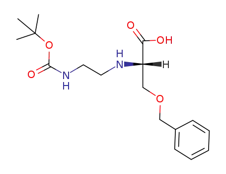 (S)-3-Benzyloxy-2-(2-tert-butoxycarbonylamino-ethylamino)-propionic acid