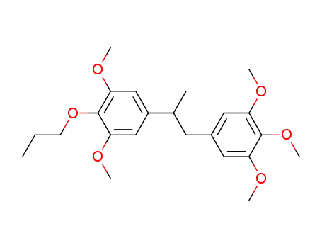 Benzene,
1,3-dimethoxy-5-[1-methyl-2-(3,4,5-trimethoxyphenyl)ethyl]-2-propoxy-