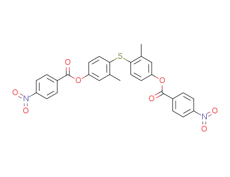 Bis-<4-nitro-benzoyloxy-2-methyl-phenyl>-sulfid