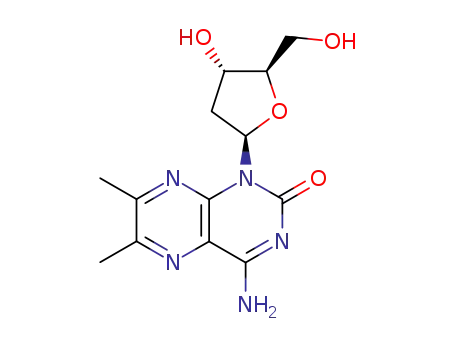 4-amino-6,7-dimethyl-1-(2-deoxy-β-D-ribofuranosyl)pteridine-2-one