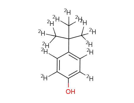 Molecular Structure of 358730-87-7 (4-TERT-BUTYL-D9-PHENOL)