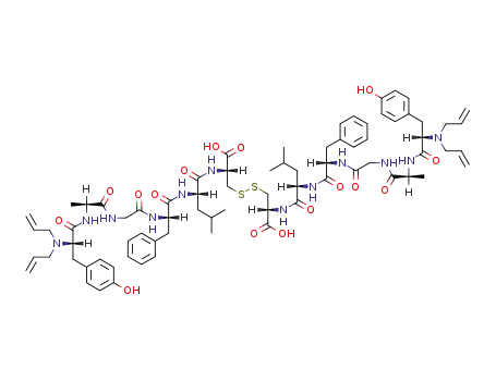 엔케팔린-류, N,N-디알릴-Ala(2)-비스(시스틴)(6)-