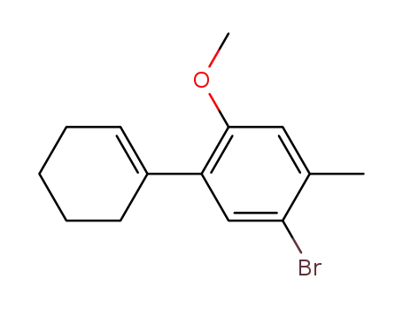 1-Bromo-5-cyclohex-1-enyl-4-methoxy-2-methyl-benzene