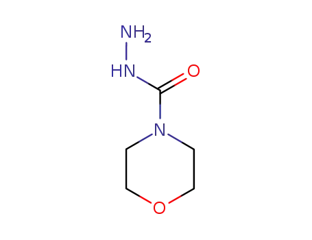 Molecular Structure of 29053-23-4 (MORPHOLINE-4-CARBOHYDRAZIDE)